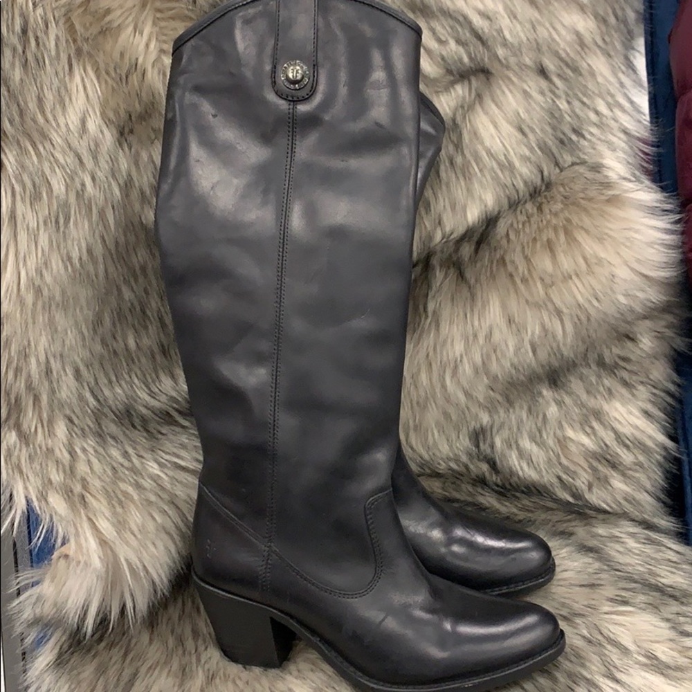 FRYE JACKIE BUTTON KNEE HIGHS